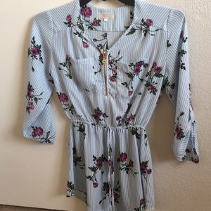 Floral pattern shirt